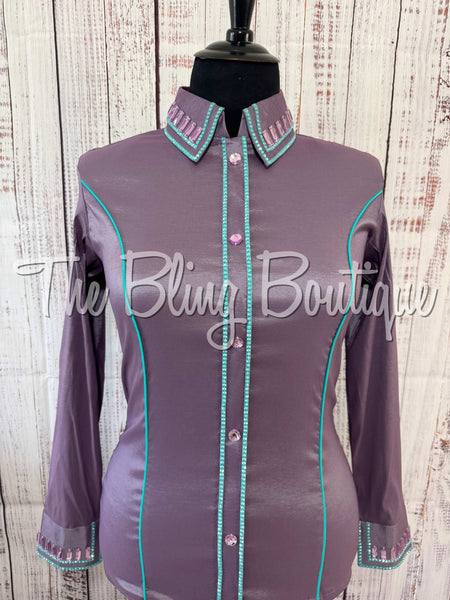 Orchid & Teal Simple Day Shirt Set (X-Large)