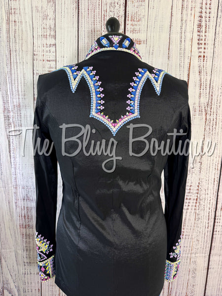 RE-ORDER Black, Periwinkle, Berry & Lilac Day Shirt Set (Choose Your Size)