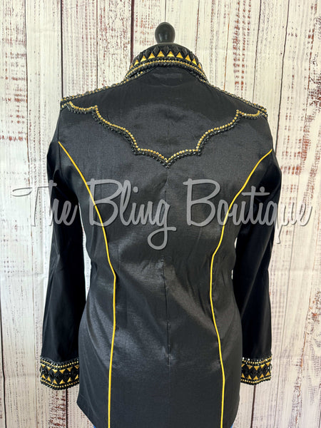 Black & Gold Day Shirt Set (Large)