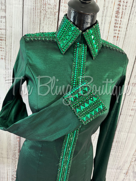 Hunter & Emerald Green Day Shirt Set (S)