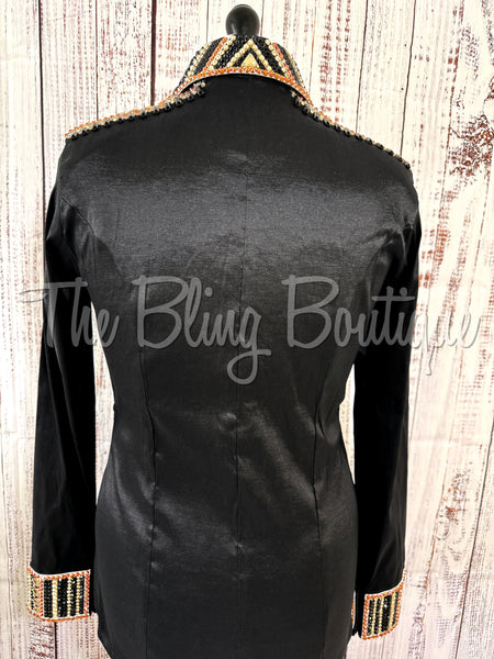 Black, Rust & Tan Day Shirt Set (L)