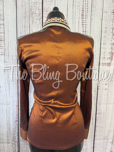 Rust, Black & Tan Day Shirt Set (XS/S)