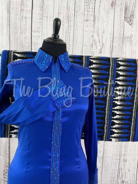 Royal Blue Day Shirt Set (XL)