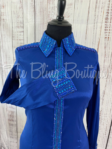 Royal Blue Day Shirt Set (XL)