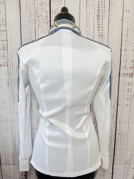 White, Blue & Tan Day Shirt Set (XS/S)