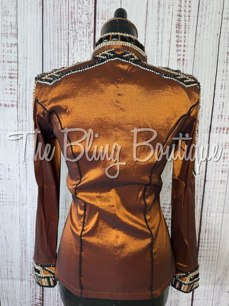 Rust, Tan & Black Day Shirt Set (XS/S)