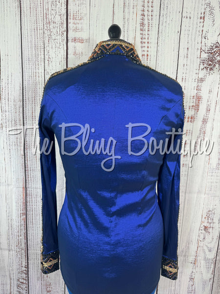 Dark Blue, Rust, Tan & Black Day Shirt Set (Medium)