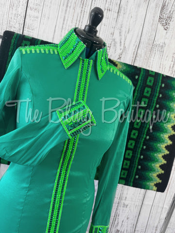 Shades Of Green Day Shirt Set (M)