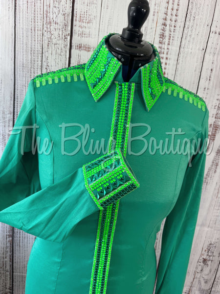 Shades Of Green Day Shirt Set (M)
