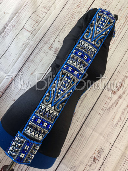 RE-ORDER Black, Royal Blue & Gunmetal Day Shirt Set (M)