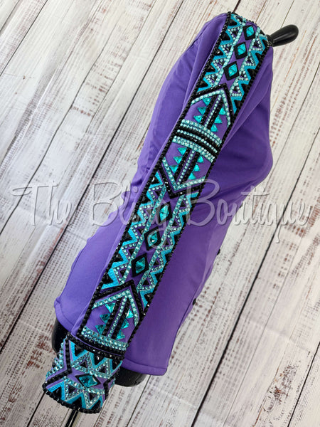 Light Purple & Turquoiuse Day Shirt Set (S)