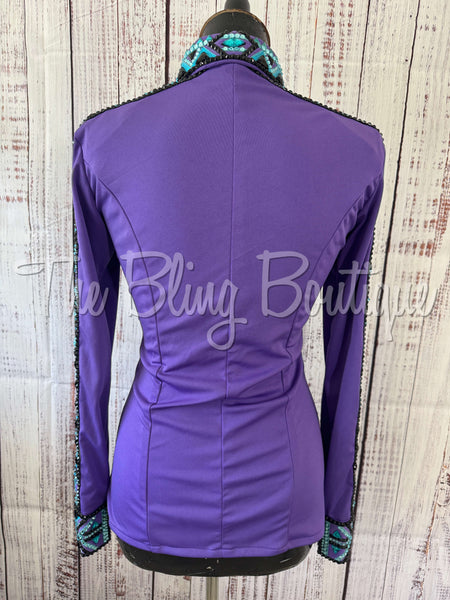 Light Purple & Turquoiuse Day Shirt Set (S)