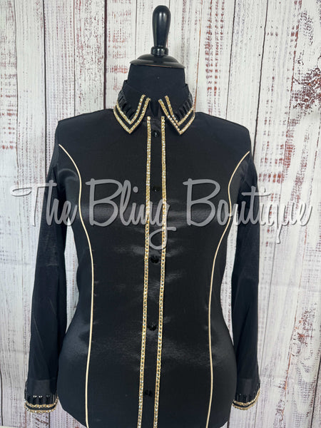 Black & Tan Simple Day Shirt Set (XL)