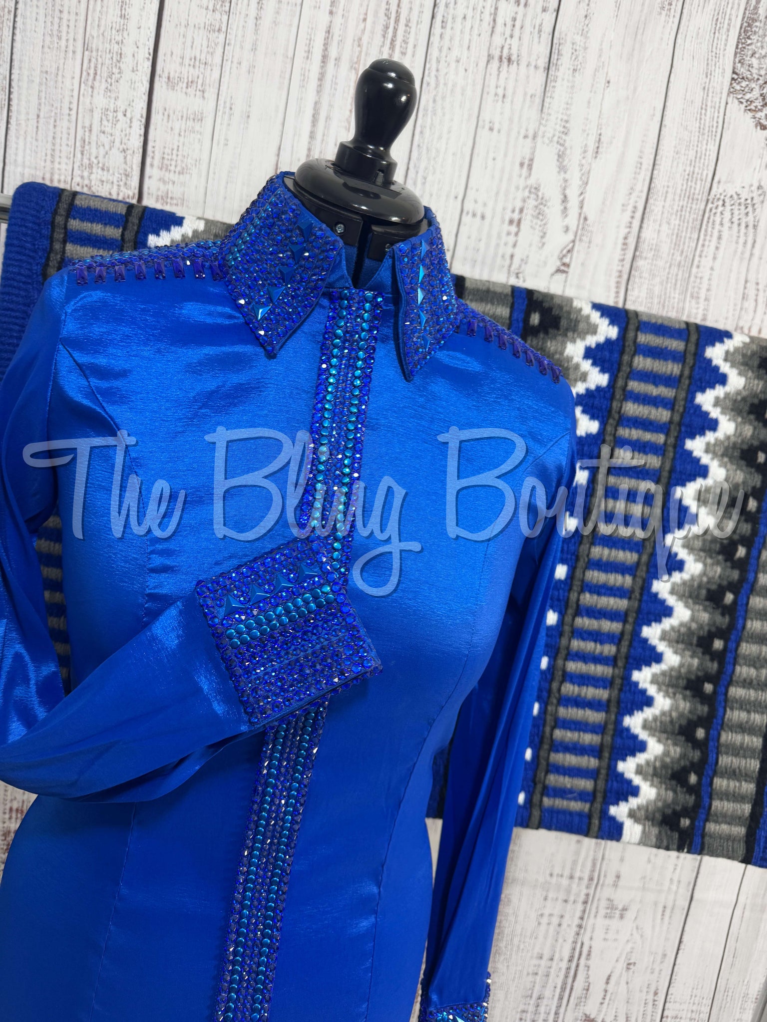 Royal Blue Day Shirt Set (M)