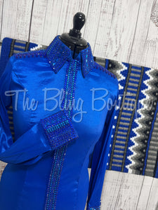 Royal Blue Day Shirt Set (M)
