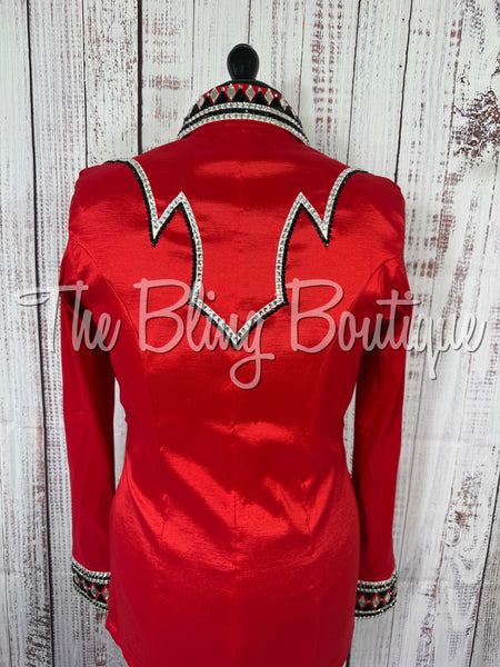 Red, Black & White Day Shirt Set (Large)