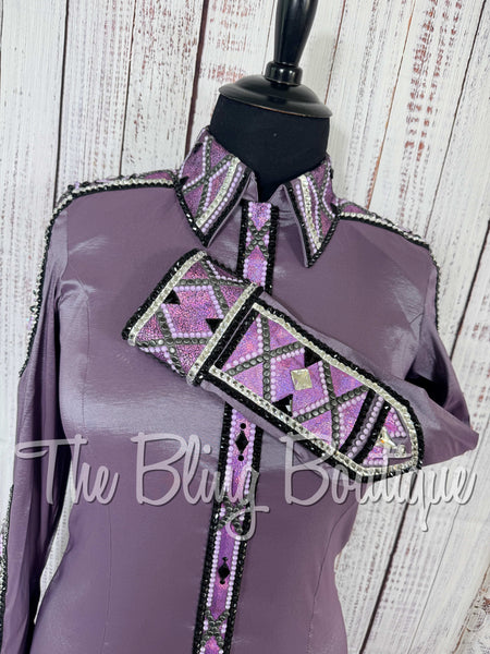 Orchid, Grey, Berry & Lilac Day Shirt Set (XL)