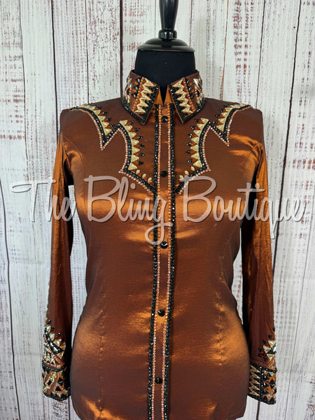 Rust, Tan & Black Day Shirt Set (XL)