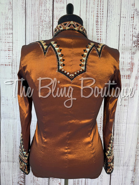 Rust, Tan & Black Day Shirt Set (XL)
