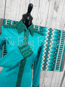 Teal Day Shirt Set (M)