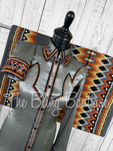 Pewter, Copper & Black Day Shirt Set (Small)