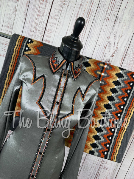 Pewter, Copper & Black Day Shirt Set (Small)