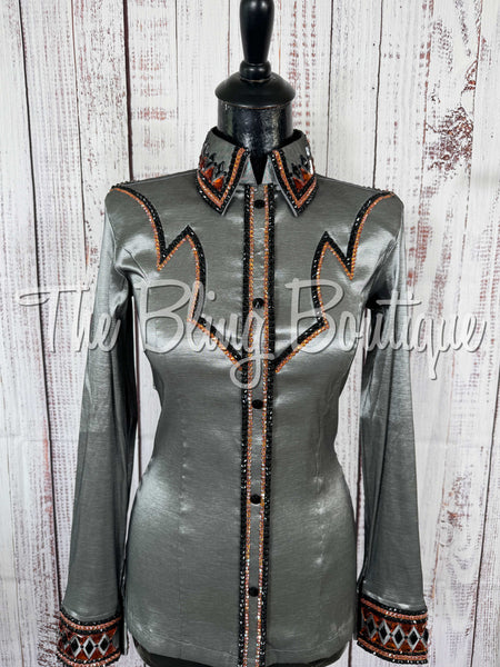 Pewter, Copper & Black Day Shirt Set (Small)