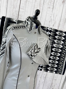 Light Grey, Black & White Day Shirt Set (M)