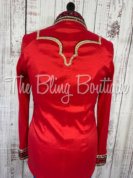 Red, Tan & Black Day Shirt Set (Large)