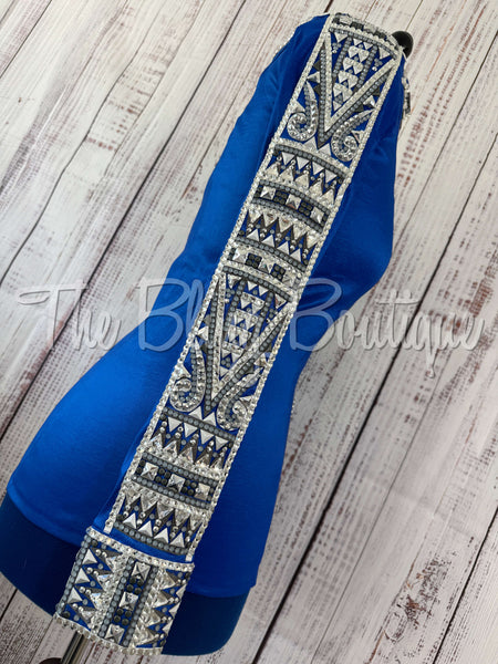 RE-ORDER Royal Blue & Grey Day Shirt Set (Choose Your Size)