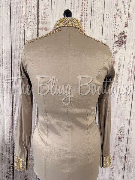 Tan & Champagne Day Shirt Set (M)