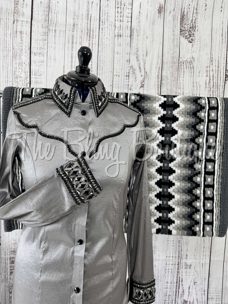 Grey, Gunmetal & Black Day Shirt Set (L)