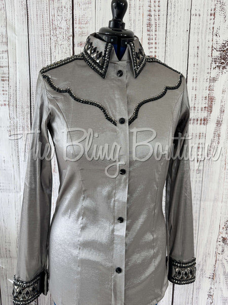 Grey, Gunmetal & Black Day Shirt Set (L)