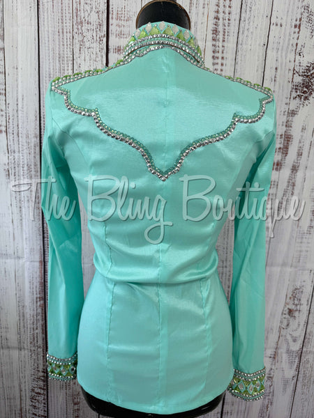 RE-ORDER Mint & Grey Day Shirt Set  (Choose Your Size)