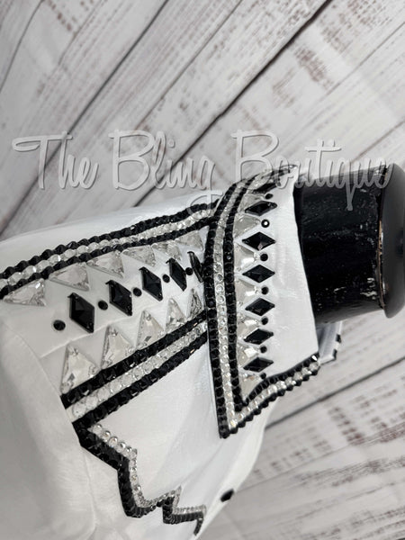 White & Black Day Shirt Set (S)