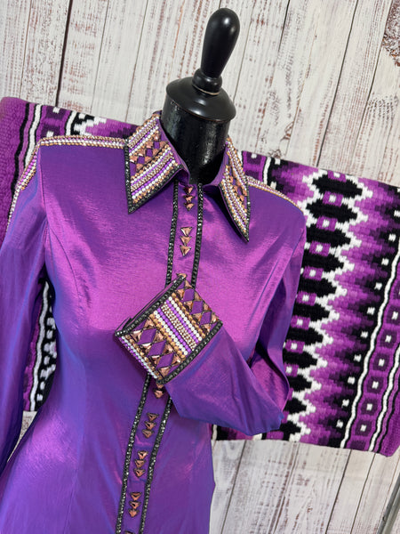 Unbridled Couture - Berry / Purple Consignment Day Shirt Set (S)