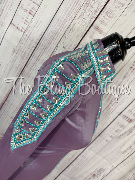 Orchid & Turquoise Day Shirt Set (Small)
