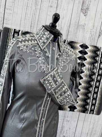 RE-ORDER Shades Of Grey Day Shirt Set (Choose Your Size)