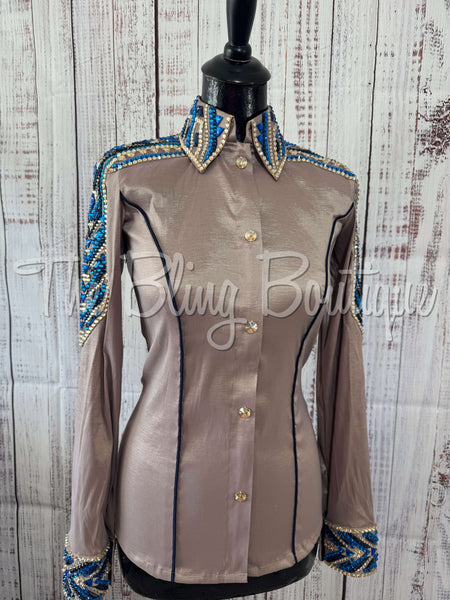 Fawn, Blue & Tan Day Shirt Set (S)