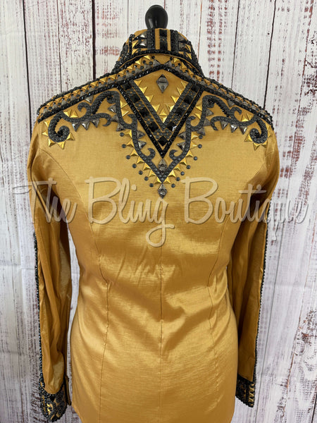 Gold & Gunmetal Day Shirt Set (L)
