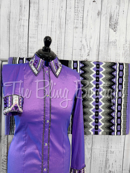 Lavender Day Shirt Set (L)