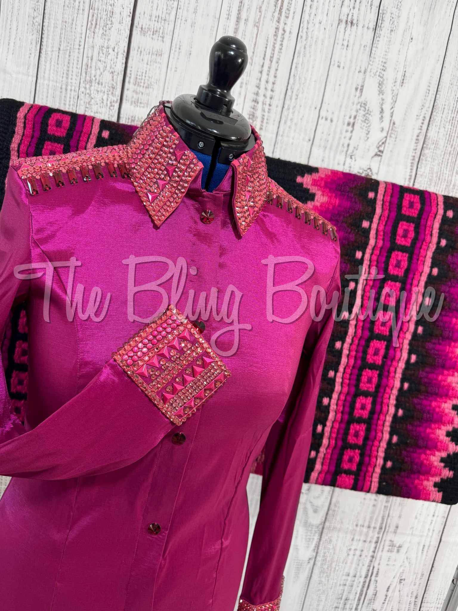 Raspberry, Fuchsia & Pink Day Shirt Set (L)