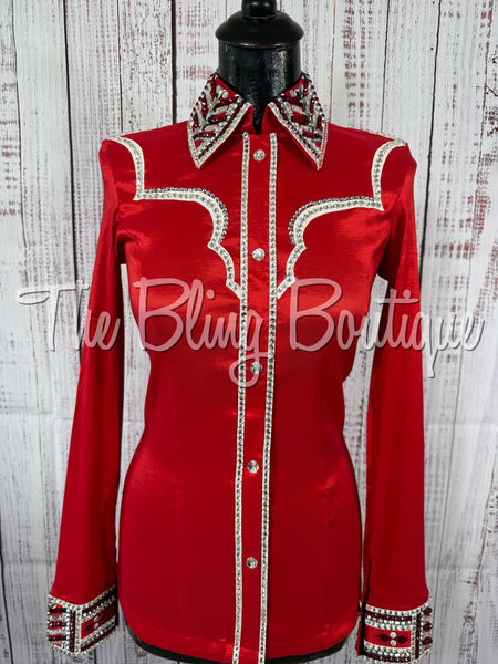 Red, Black & White Day Shirt Set (Small)