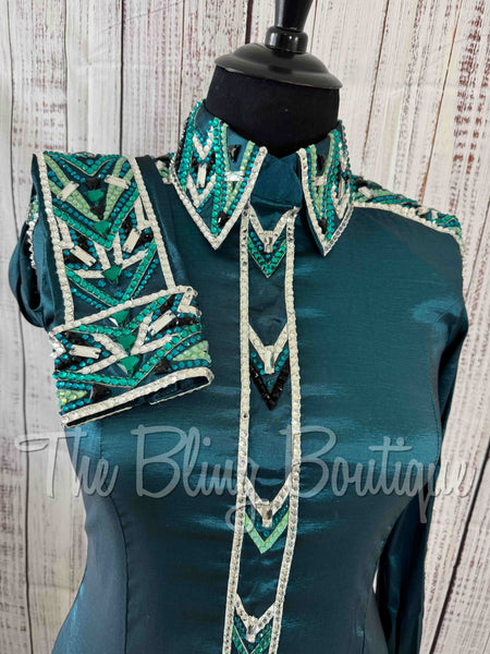 Ocean Teal & Mint Day Shirt Set (XL)