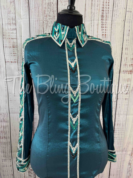 Ocean Teal & Mint Day Shirt Set (XL)