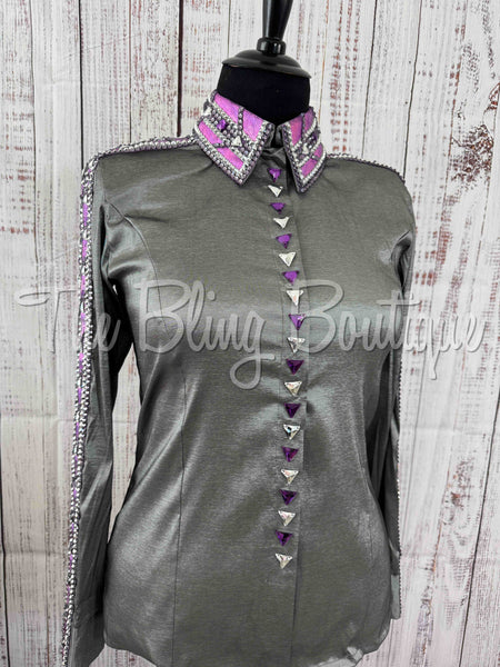 Dark Teal & Rust Plaid Day Shirt Set (Multiple Sizes Available- S, M, L, XL)