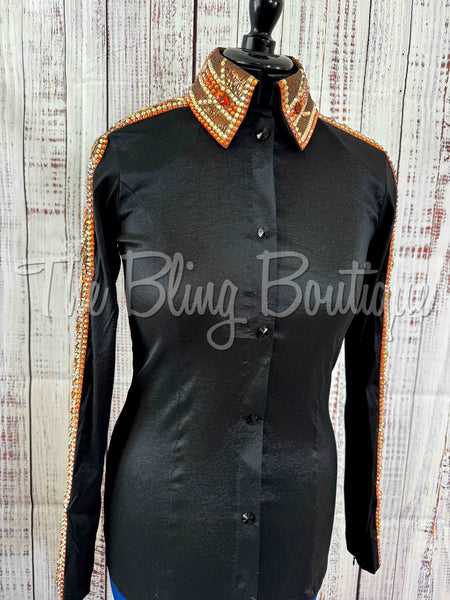 Black, Rust & Bronze Day Shirt Set (Sizes S-2XL)