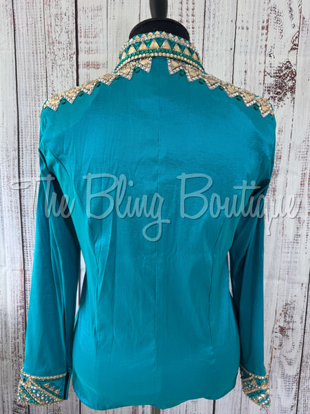 Teal & Tan Day Shirt Set (2XL)