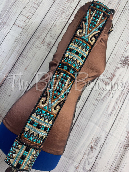 Mocha, Teal & Aqua Day Shirt Set (M)