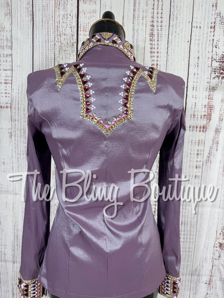 Orchid, Plum & Tan Day Shirt Set (Small)